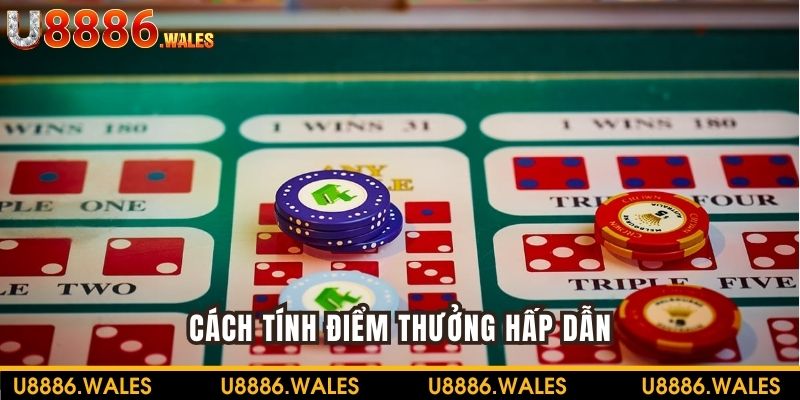 Cách tính điểm thưởng hấp dẫn cùng tài xỉu tại U888