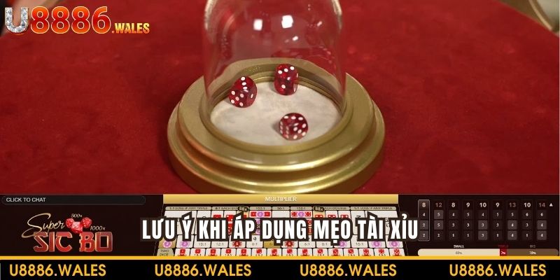 Lưu ý quan trọng khi áp dụng mẹo chơi tài xỉu